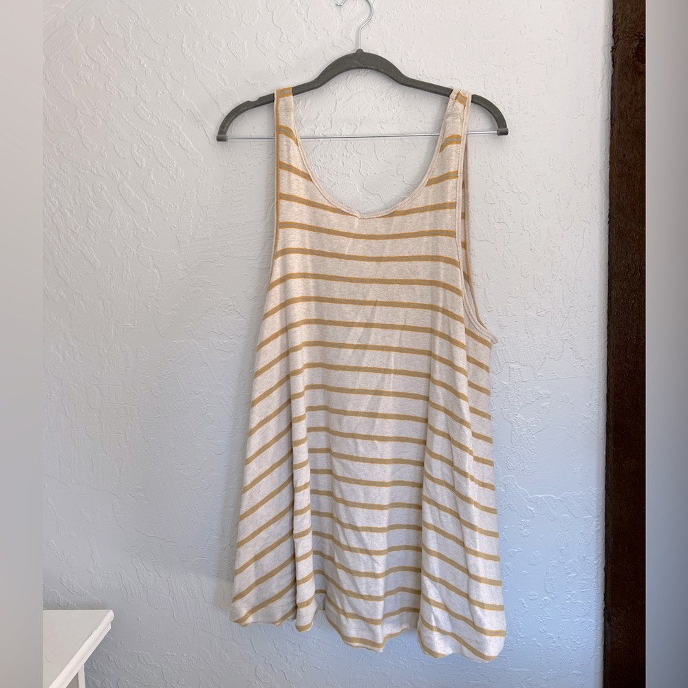 Free people striped, oversized tank